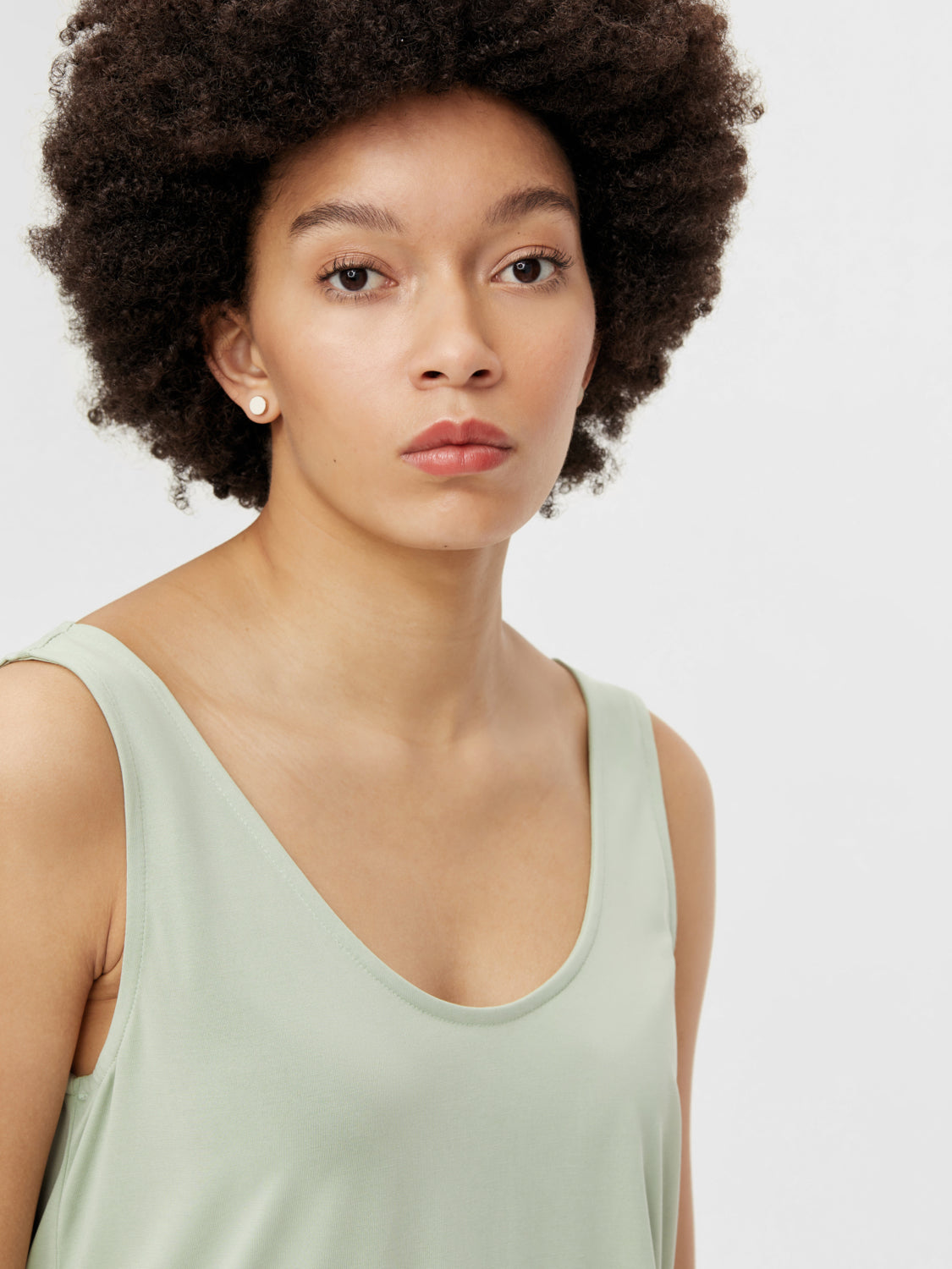 PCKAMALA Tank top - desert sage